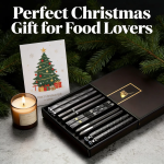 5-Pair Set Black Alloy Chopsticks - Durable & Dishwasher Safe, Elegant Dining Utensils for Holiday Family Feasts