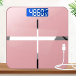 Smart Electronic Weight Scale, High Precision Digital Scale with LED Display & Rechargeable Battery for Home and Office Use